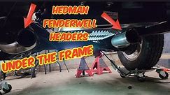 V8 S10 HEDMAN Fenderwell Headers Under The Frame For Exhaust