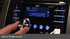 JVC KW-XR610 CD Receiver Display and Controls Demo | Crutchfield Video