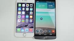 iPhone 6 VS LG G3 Comparison and SPEED TEST