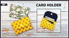 DIY A card wallet that even beginners can make very easy / sewing tutorial [Tendersmile Handmade]