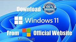 How to Download Windows 11 ISO File From Microsoft Official Website