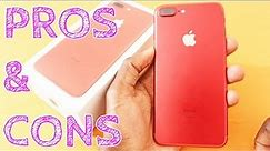 Iphone 7 Plus RED PROS & CONS & Review 128GB Brand New APPLE