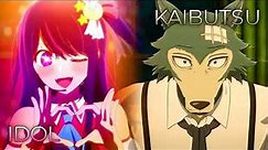 IDOL x Kaibutsu | Mashup of Oshi no Ko: My Star, Beastars: 2nd Season [YOASOBI x YOASOBI]