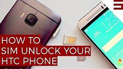 How to SIM unlock your HTC phone
