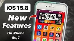 iOS 15.8 New Amazing Features on iPhone 6s, 7