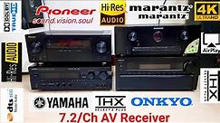 Marantz SR5008, Pioneer VSX-924, Onkyo TX-NR818 THX 7.2/ch Yamaha RX-V795 AV Receiver