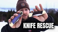 [BUCK 110] versus the [SCHRADE LB7] - Knife Restoration