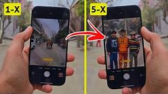 iPhone 15 pro max 5X zoom camera test !