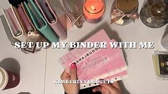 Binder Set Up | Cash Stuffing | Happy Mail | UK Budgeting