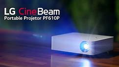 LG CineBeam PF610P Full HD Smart Portable Projector