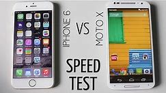 iPhone 6 vs Moto X (2nd Gen) Speed Test