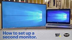 How to set up a second monitor - Tech Tips from Best Buy