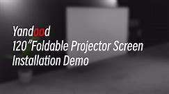 Projector Screen v2022 Installation 3D Animation Demo