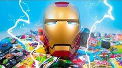 HUGE Iron Man Surprise Helmet Super Hero Toys for Boys Surprise Ooshies Marvel Toys Kinder Playtime