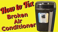 How to Fix a Portable Air Conditioner that doesn't blow cold air the EASY WAY!