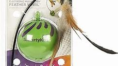 SmartyKat Feather Whirl Electronic Motion Wand Cat Toy, Battery Powered - Green, One Size