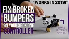 How to Fix & Replace a Broken Bumper on an Xbox One Controller - RB / LB Button DIY Fix