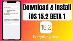 Install iOS 15.2 Beta 1 on iPhone & iPad | How To Download & Install iOS 15.2 Beta 1