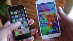 Galaxy S5 vs iPhone 5s: Fingerprint Scanners - SoldierKnowsBest