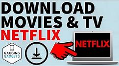 How to Download Netflix Movies on PC & Laptop - Download Netflix TV Shows