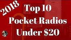 Top 10 Pocket Radios Under $20 | 2018 Edition