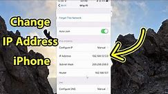 How To Change IP Address On iPhone iOS Mobile Phones 2024