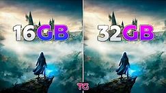 Hogwarts Legacy - 16GB vs 32GB RAM