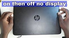 HP EliteBook 840 turns on then off no display. (Chip level motherboard Repair.)