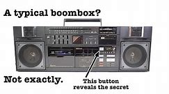 This makes a change - a Boombox with a unique feature. Mitsubishi TX-L50