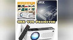 QKK V08 Projector unboxing review