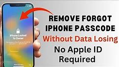How To Unlock Forgot iPhone/iPad Passcode Without Data Losing|No Apple~Id|No PC