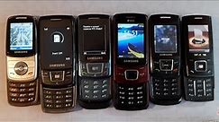 My Samsung SGH slider phones collection