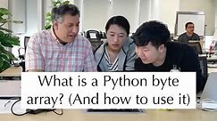 Python standard library: Byte arrays (and how to use them)