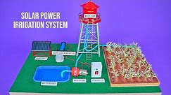 Amazing Solar Power Irrigation System Project Model for school science