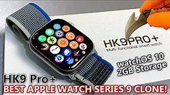 HK9 Pro Plus SmartWatch Unboxing & Full Review Best Apple Watch Series 9 Copy with watchOS 10 - ASMR