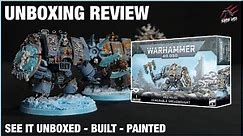 VENERABLE DREADNOUGHT SPACE WOLVES - Unboxed, Built & Painted - Bjorn Fellhanded, Murderfang, Wulfen