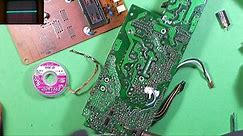 Acer LCD x223w monitor teardown and repair no power, whining noise