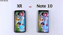 iPhone XR vs SAMSUNG Note 10 Speed Test