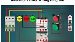 Three Phase DOL Starter Control Overload Indicator Power Wiring Diagram @everyone #Zenith #Electronics #fypシ゚viral #onemillionaudition