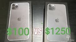 Original Apple iPhone 11 Pro Max VS Clone iPhone 11 Pro Max. How to differentiate