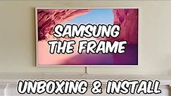 2023 Samsung The Frame | Unboxing and Installation Guide | Installing Frame TV Over Fireplace