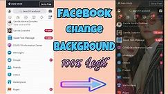 How to change Facebook Background 2020