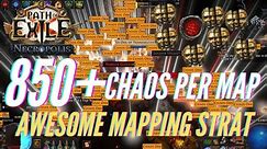 Path Of Exile - Awesome Money Making Mapping Strat - Earn 100's Of Chaos Per Map