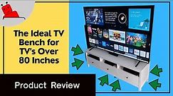 TV Stand Assembly and Review for the LG 86 Inch TV or Any Large TV Over 80 Inches (2022)