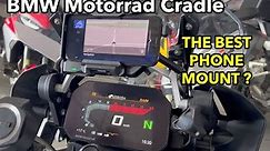 BMW Motorrad Connected Cradle : the best phone mount for your R1250GS ?