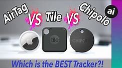 AirTag VS Tile VS Chipolo ONE Spot -- Ultimate Comparison!