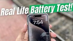 iPhone 15 Pro BATTERY Test shows Amazing Result!