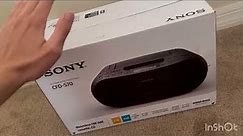 Unboxing and Review Of Sony Radio/CD/Cassette Player CFD-S70