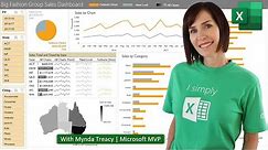 Interactive Excel Dashboards & ONE CLICK Update!