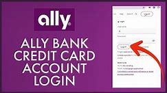 Ally Bank Login: How to Login Sign In Ally Bank Credit Card Account Online 2024?